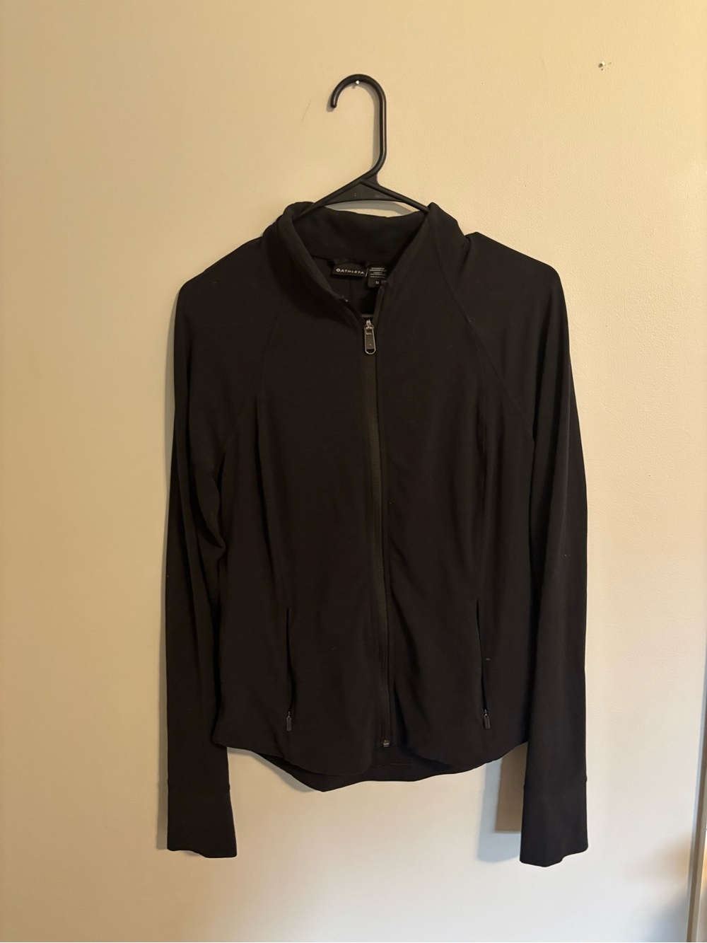Athleta Black Full-Zip Utility Jacket